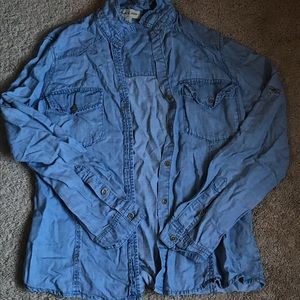 Jean Button Down Shirt
